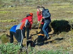 Gróðursetningarferð á morgun